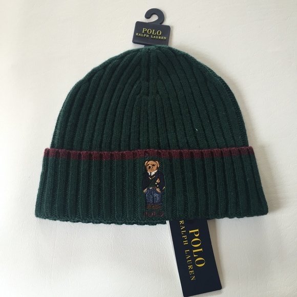 polo bear cuffed hat